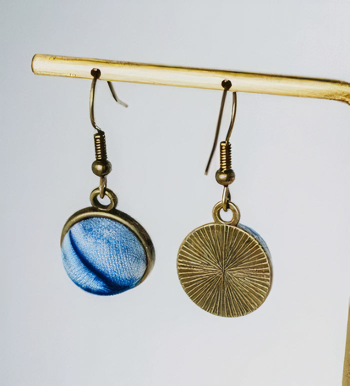 Vintage Golden Crystal Earrings