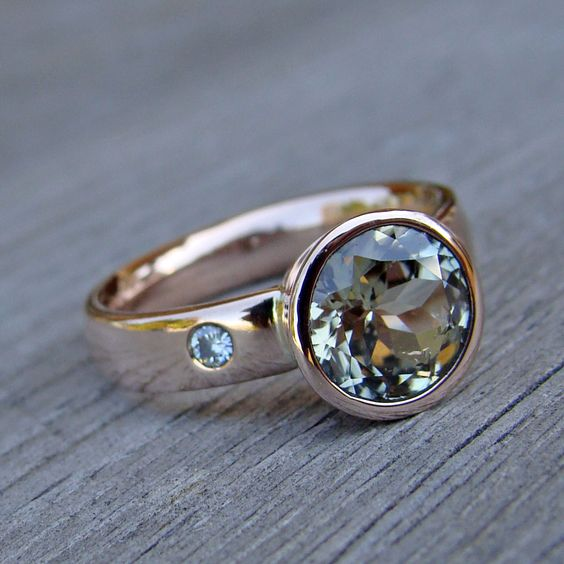 Vintage Sky Glass Ring