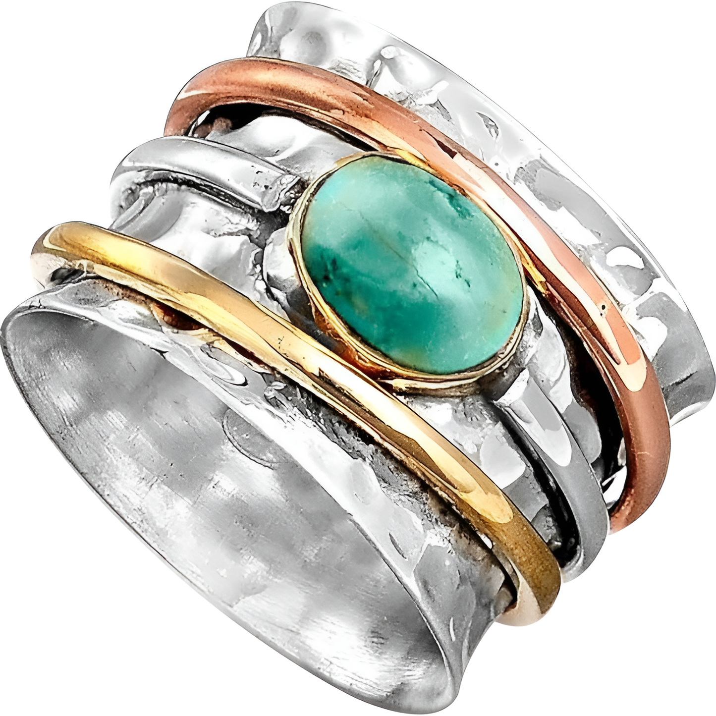 Bohemian Turquoise Wrap Ring