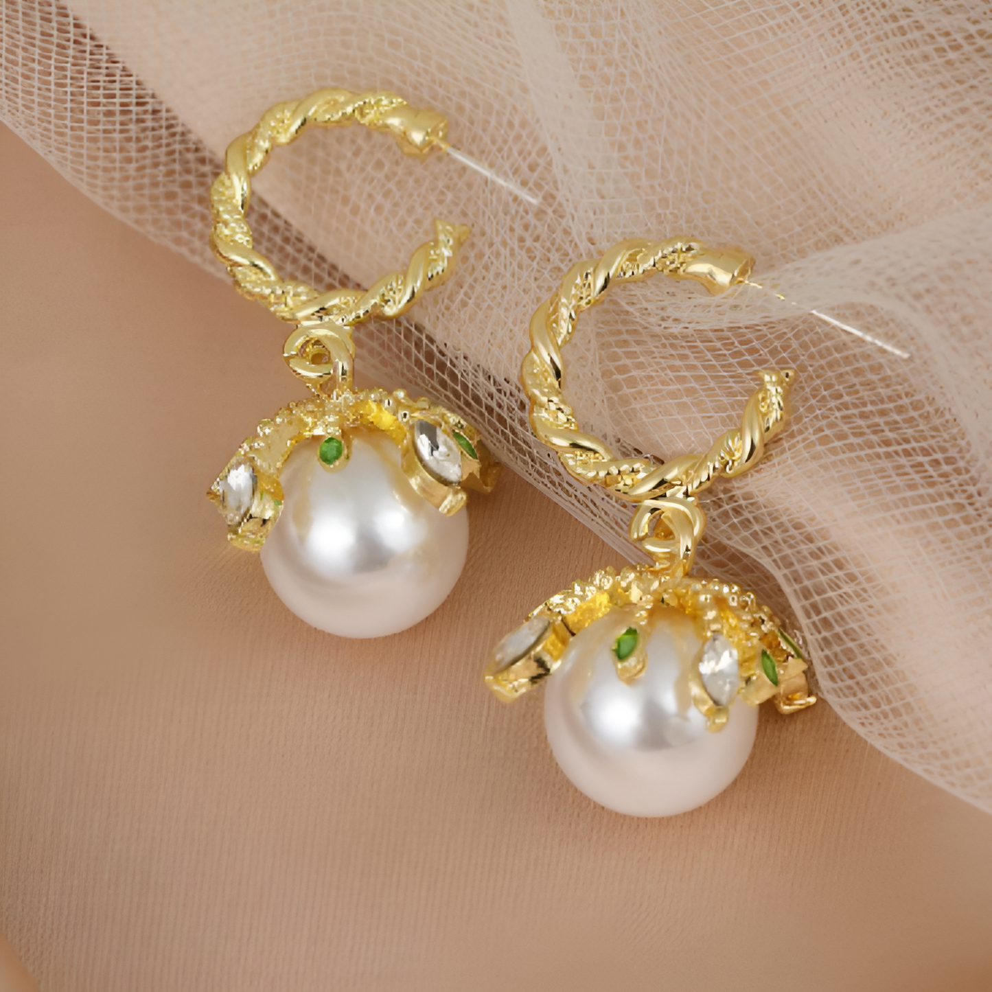 Malia Elegant Pearl Earrings