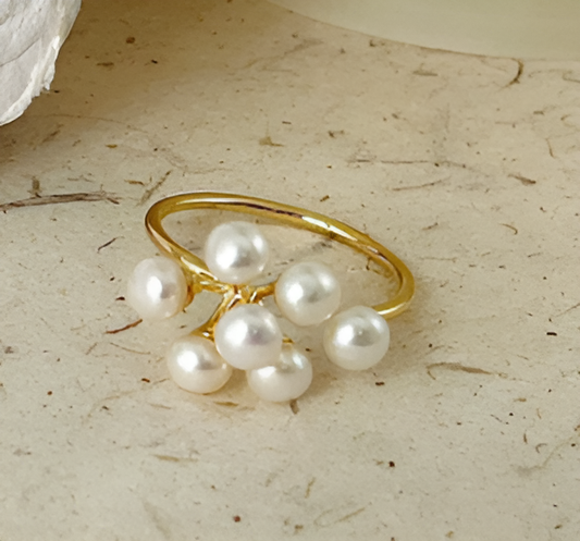 Pearl Gold Ring