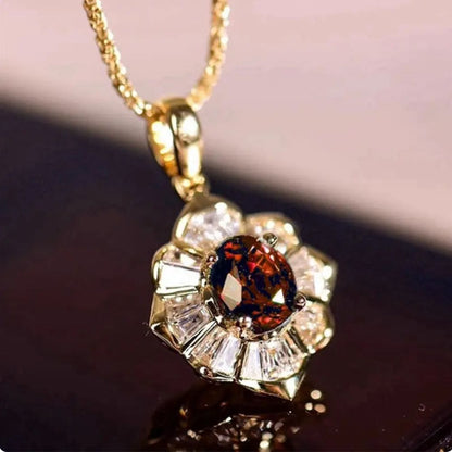 Kavella Solcrimson Necklace